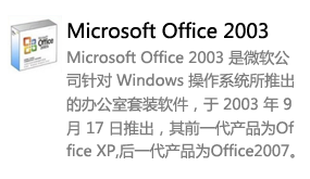 Office2003简体中文版-太平洋软件网_3d软件网只做精品软件_软件安装，学习，视频教程综合类网站！
